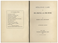 First Edition of Robert Louis Stevenson's Classic ''Strange Case of Dr Jekyll and Mr Hyde'' -- Near Fine Condition